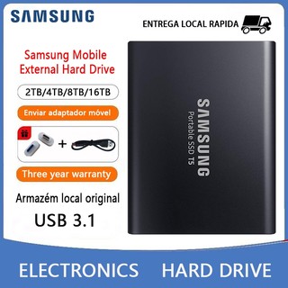 Original Samsung HD Externo Disco Rígido USB3.1 Tipo C 16TB/8TB/4TB/2TB