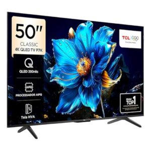 Smart TV TCL 50″ 4K QLED UHD TV AiPQ Google Assistente 3 HDM
