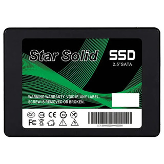 SSD Star Solid ST-400, 480GB, 2.5, Sata III 6GB/s, Leitura 500MB/s, Gravação 500MB/s, Preto, ST-400
