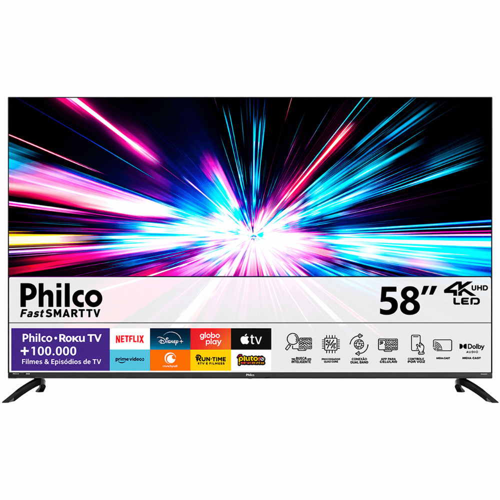Smart TV 58 Philco Roku P58CRA