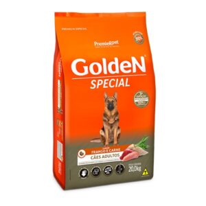 Ração Golden Special Cães Adultos Frango e Carne – 20Kg