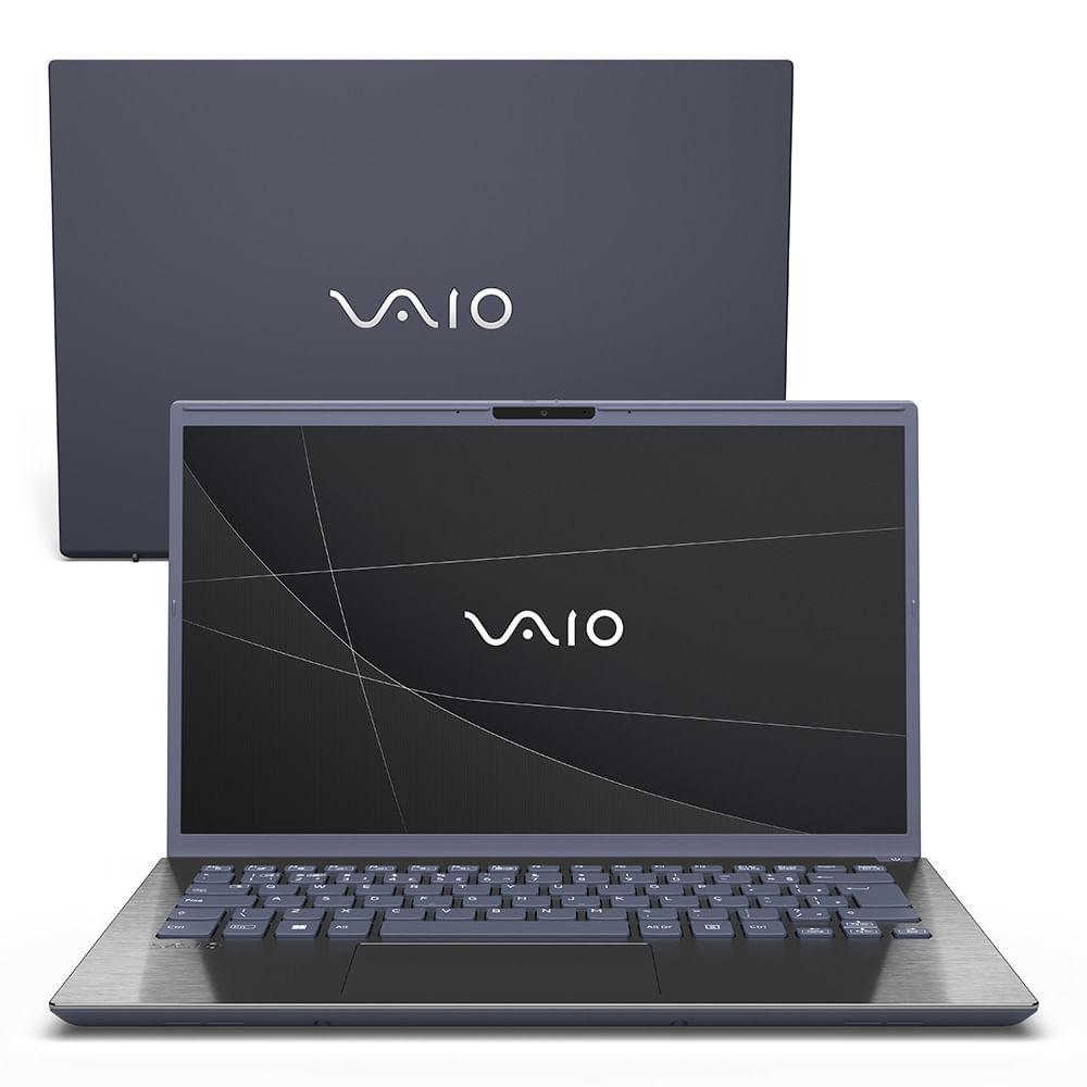 Notebook VAIO® F14 Intel® Core i5-1334U Windows 11 Home 16GB RAM 512GB SSD 14” Full HD IPS com Fingerprint Cinza Escuro
