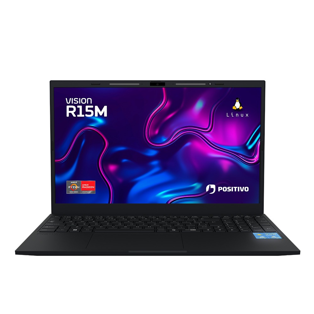 Notebook Positivo Vision Ryzen 5-5625U 8GB 256GB 15″ Linux MiniTela – R58256BI-15