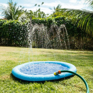Piscina pet splash chafariz – para cães – Tam. único – elo imports | acessório para cachorro piscina pet com chafariz re