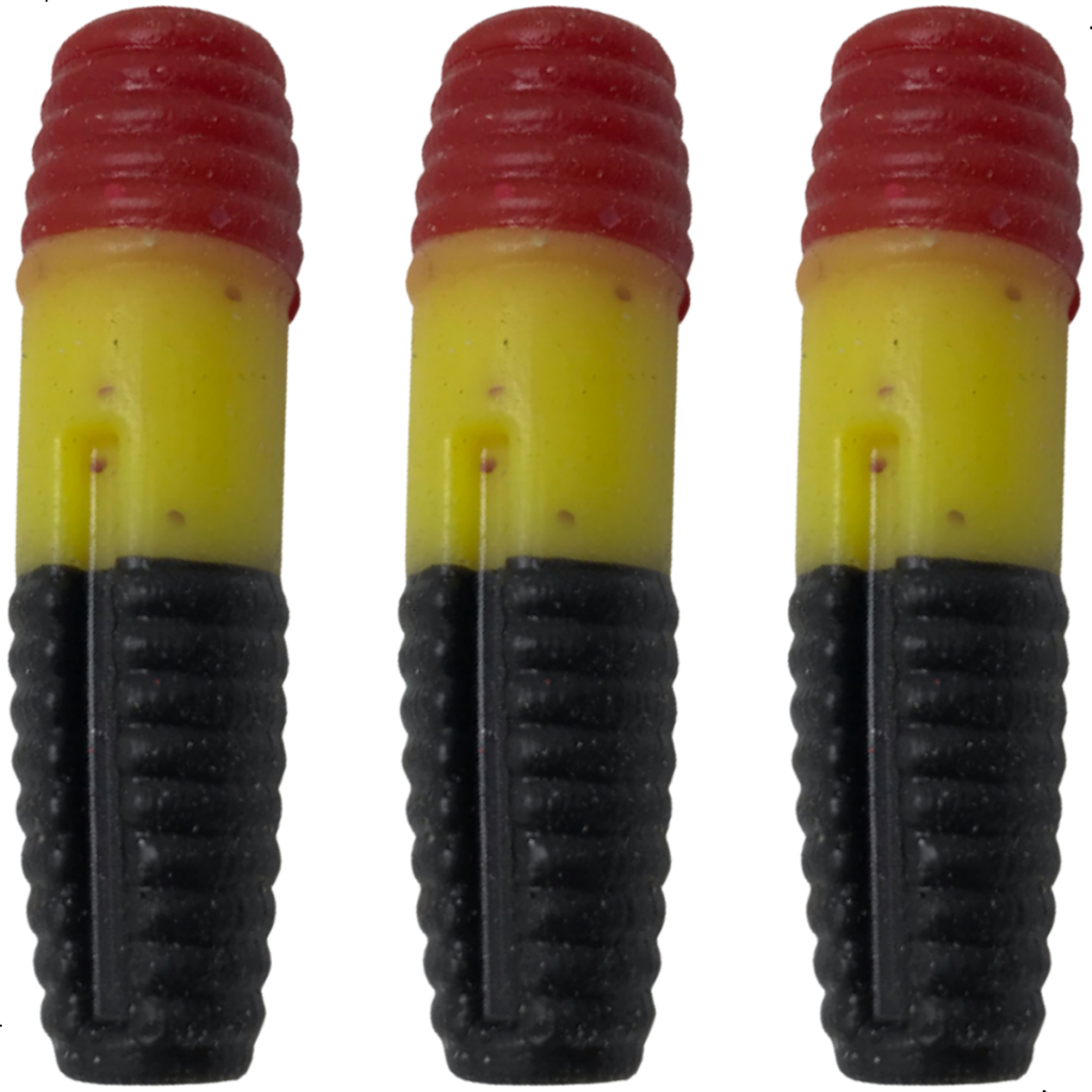 Isca Artificial Soft Charutinho Cart. 3pçs