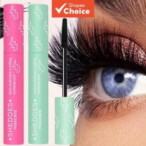 Mascara Shedoes, fácil de usar, aplicação suave, não irrita, longa duração 2unidades