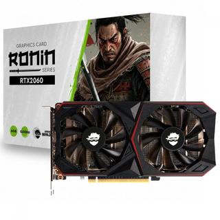 Placa de Vídeo Gamer Ninja NVIDIA GeForce RTX 2060 Ronin, 6GB, GDDR6, RayTracing, GN-PV-NVRTX20606D6