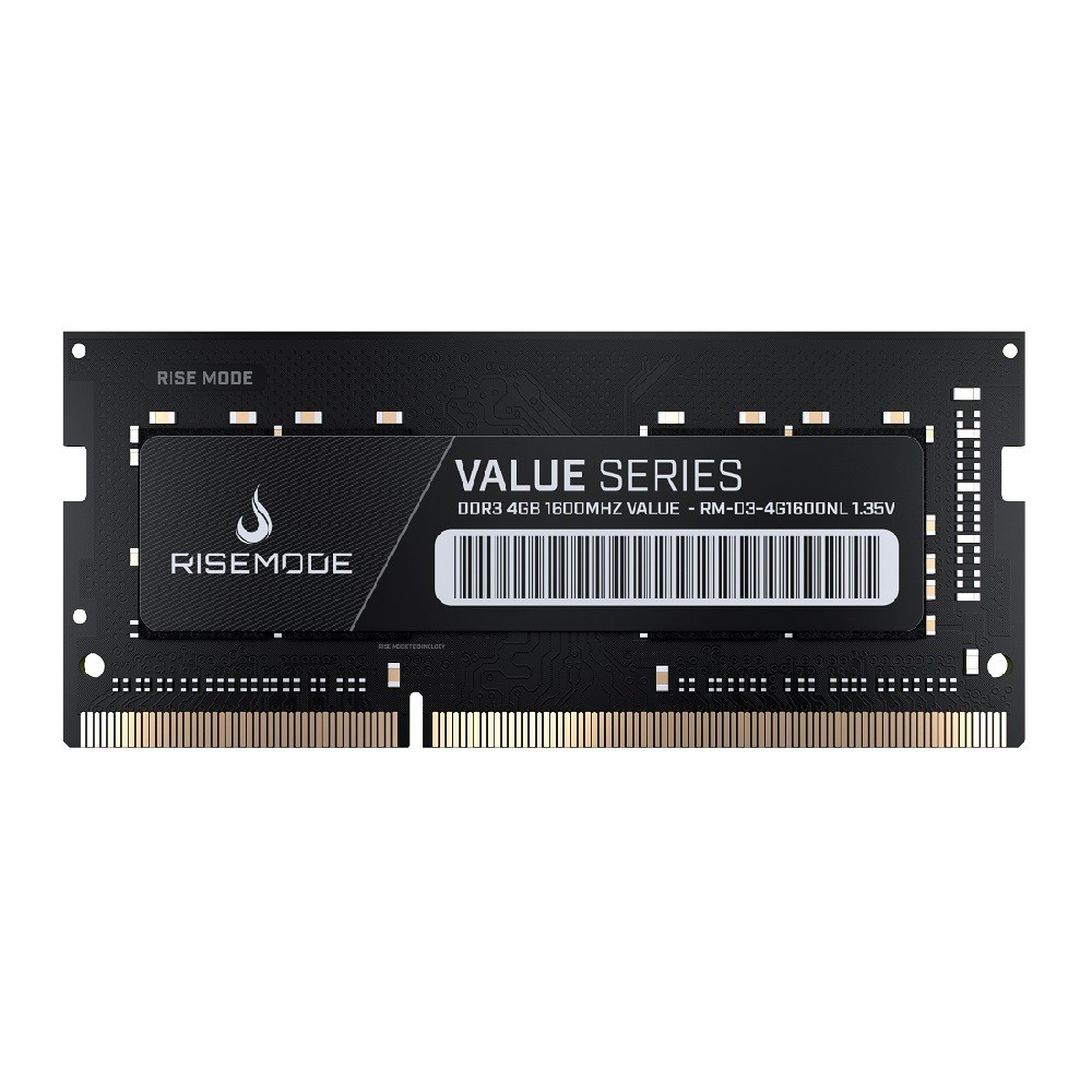 Memória Notebook Rise Mode Value Series 4GB DDR3 1600MHz – RM-D3-4G1600NL