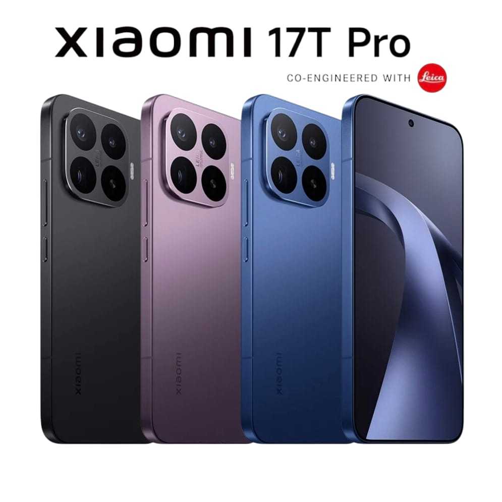 Xiaomi 17T PRO 5G, Versão global, 1TB 12GB de RAM | 512GB 12GB de RAM Original