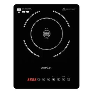Fogão Cooktop De Indução Britania Bct14p 1 Queimador Bivolt