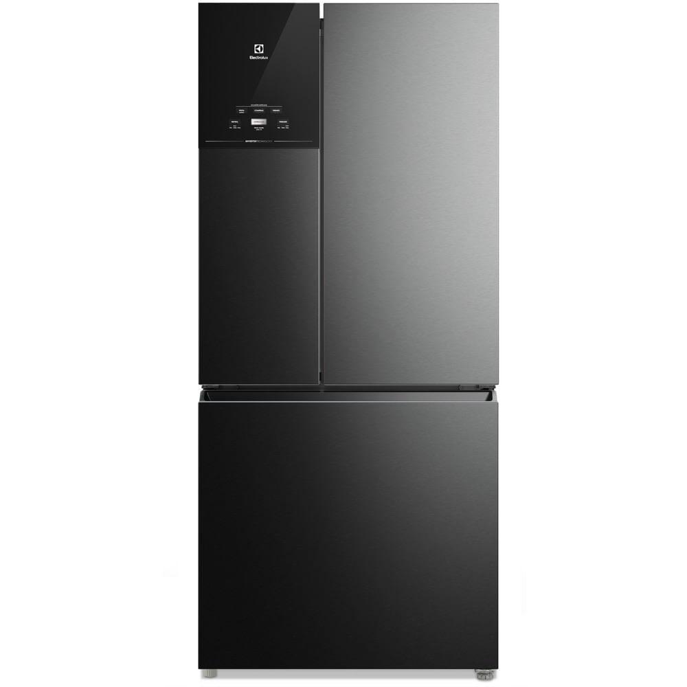 Geladeira Electrolux Frost Free Inverter 596L AutoSense 3 Portas Cor Black Inox Look (IM8B)