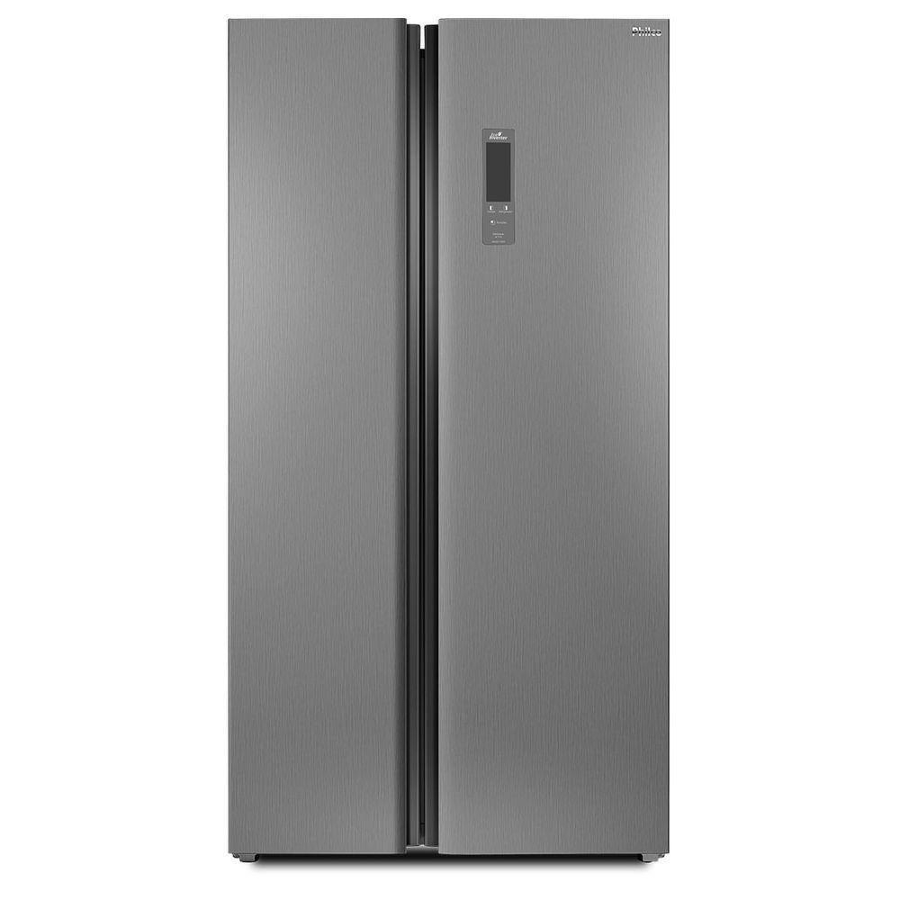 Geladeira 437L Philco Inverter Side By Side Inox PRF535I 220V