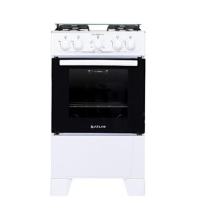 Fogão Atlas 4 Bocas Mesa de Inox Coliseum Plus Branco