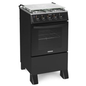 Fogão a Gás 4 Bocas Itatiaia Star Clean New com Mesa de Inox Preto – Manual