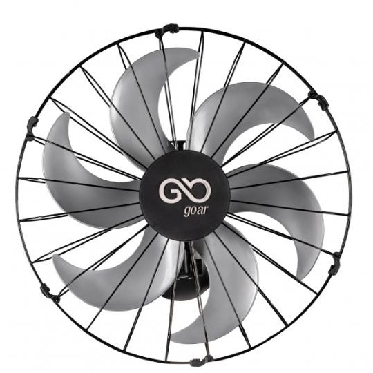Ventilador Oscilante de Parede 50cm Goar Metal Preto 127V