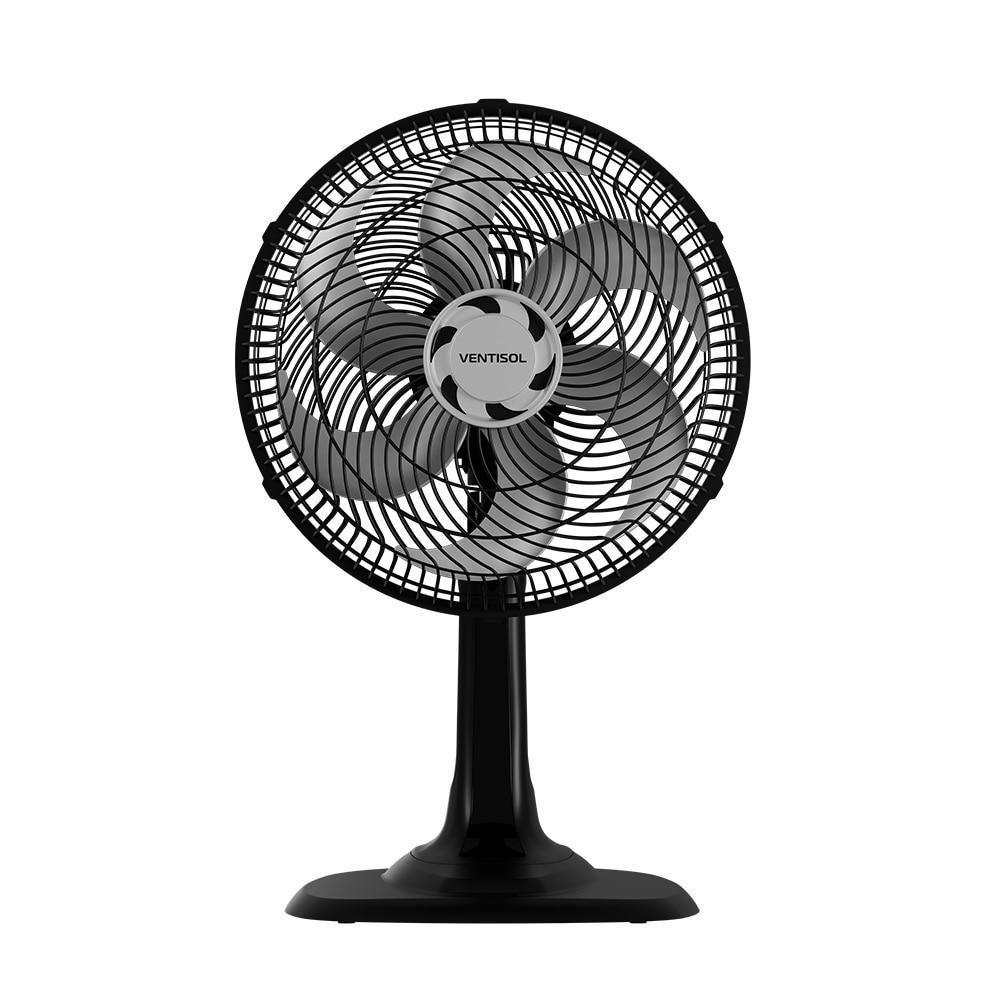 Ventilador 30cm Turbo Premium 6 Pás Preto – Ventisol