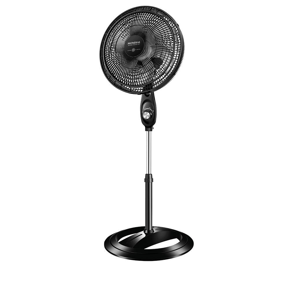 Ventilador De Coluna Mondial Super Power 140W 40Cm Preto e Prata VSP-40C-NB – 220V