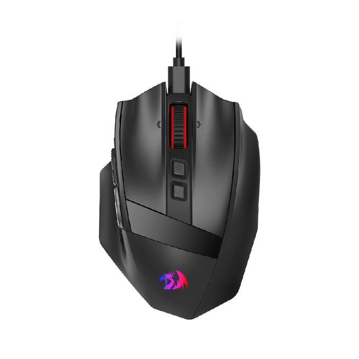 Mouse Gamer Redragon Rind 10 Botões 16000 DPI RGB Preto
