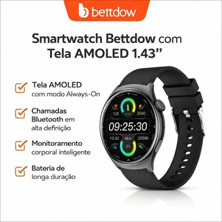 BETTDOW Smart Watch Mulheres Homens Bluetooth GPS Resposta Chamada Modo Esportivo IP67