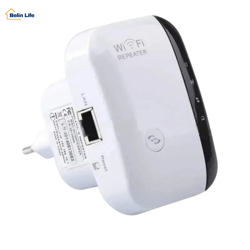 Repetidor De Sinal Wi-Fi Extensor Amplificador Wireless 150Mbps Bivolt RJ45