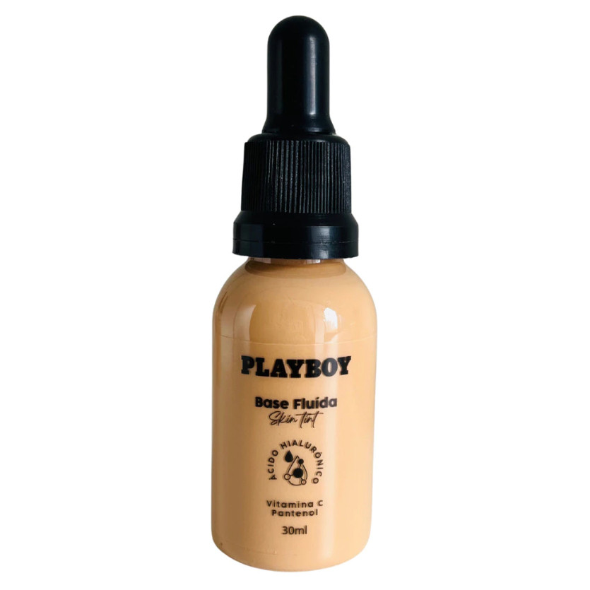 Base Fluída Cobertura Media a Alta, Soft Tint Oil-Free Acabamento Natural – Playboy