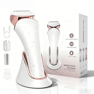 Aparador Íntimo mulheres Depiladora Barbeador Elétrico Com Luz Perna Corpo Depilação Depilador A Prova d’Água CLICK TECH