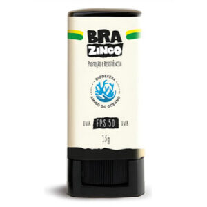 Protetor solar facial brazinco FPS 50 bastão resistente agua e suor – incolor