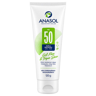 Anasol Protetor Solar 50 FPS Dupla Proteção UVA+UVB 200g