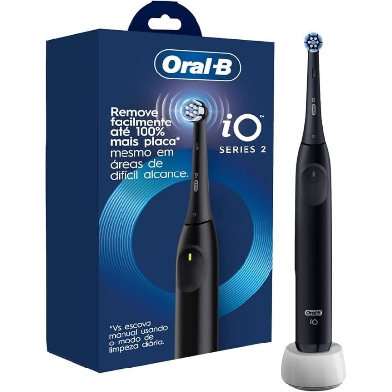Escova de Dente Elétrica Oral-B Series iO2 para dentes 100% mais Limpos