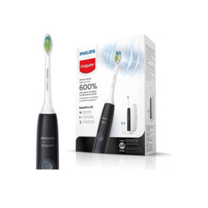 Escova de dente elétrica Philips Colgate SonicPro 50 recarregável bivolt com 2 refis e estojo de viagem