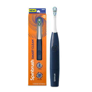 Escova Spinbrush Smart Clean – Cerdas 3 Lados + Pilhas Inclusas – Adulto