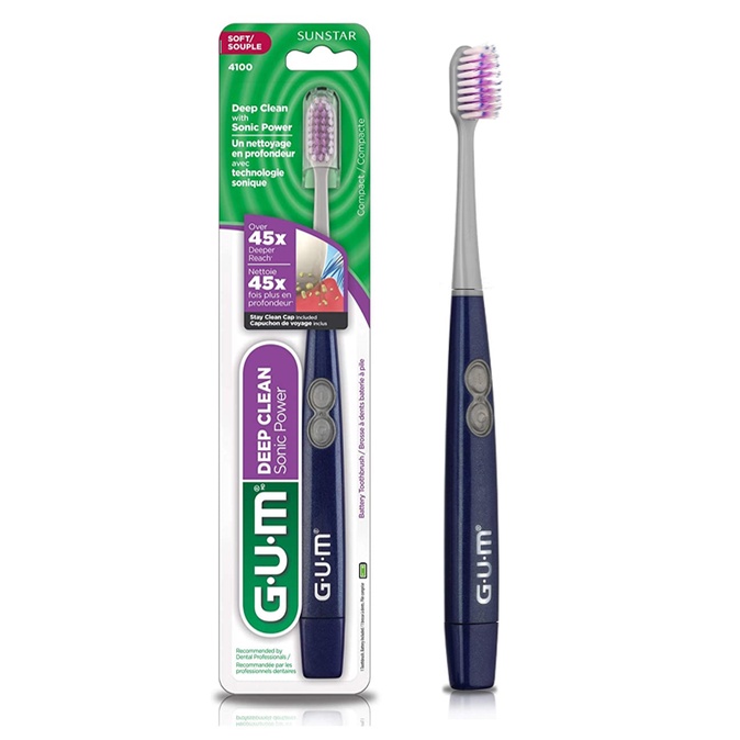 Escova Dental Elétrica Gum Activital Sonic Deep Clean Gum