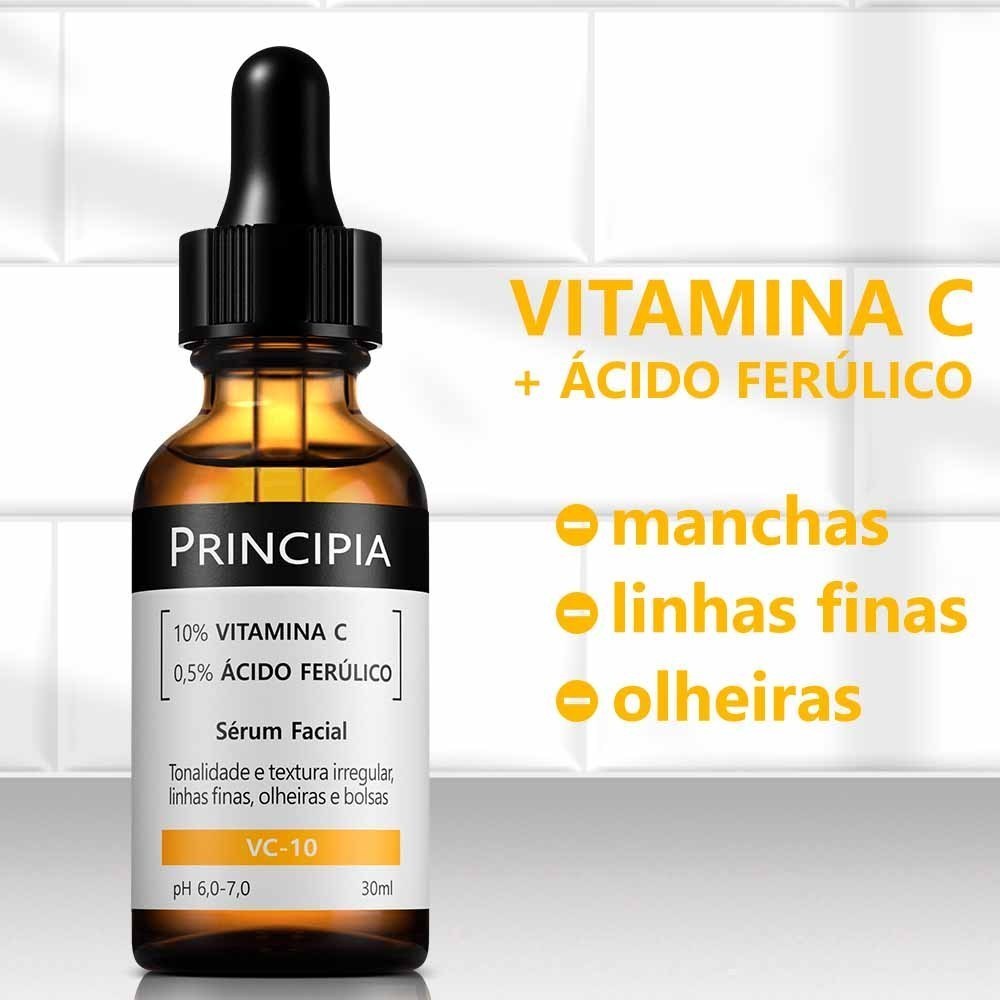 Sérum Facial Principia VC-10 Vitamina C + Ácido Ferúlico 30ml