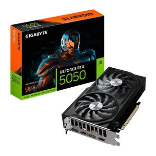 Placa de Video Gigabyte GeForce RTX 5050 Windforce OC V2, 8GB, GDDR6, 128-bit, GV-N5050WF2OCV2-8GD