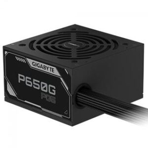 Fonte Gigabyte GP-P650G PG5, 650W, 80 Plus Gold, PFC Ativo, PCIe 5.1, ATX 3.1, Preta