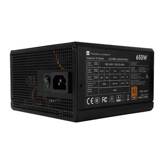 Fonte Thermalright TR-TB650S, 650W, ATX 3.0, PCIe 5.0, 80 Plus Bronze, Preto, TR-TB650S