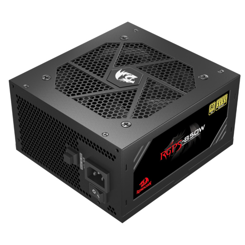 Fonte Gamer Redragon 850W RGPS Full Modular 80 Plus Gold ATX 3.1 PCIe 5.1 12V-2×6 – GC-PS010 V2