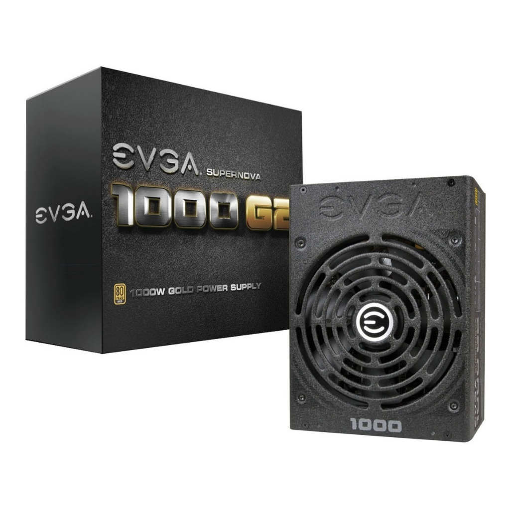 Fonte de alimentação Pc 1000w Gamer Evga 80 Plus Gold 120-g2-1000-xr