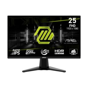 Monitor Gamer MSI MAG 255F E20, 24.5”, Full HD, 200Hz, 0.5ms – 9S6-3BC21M-046