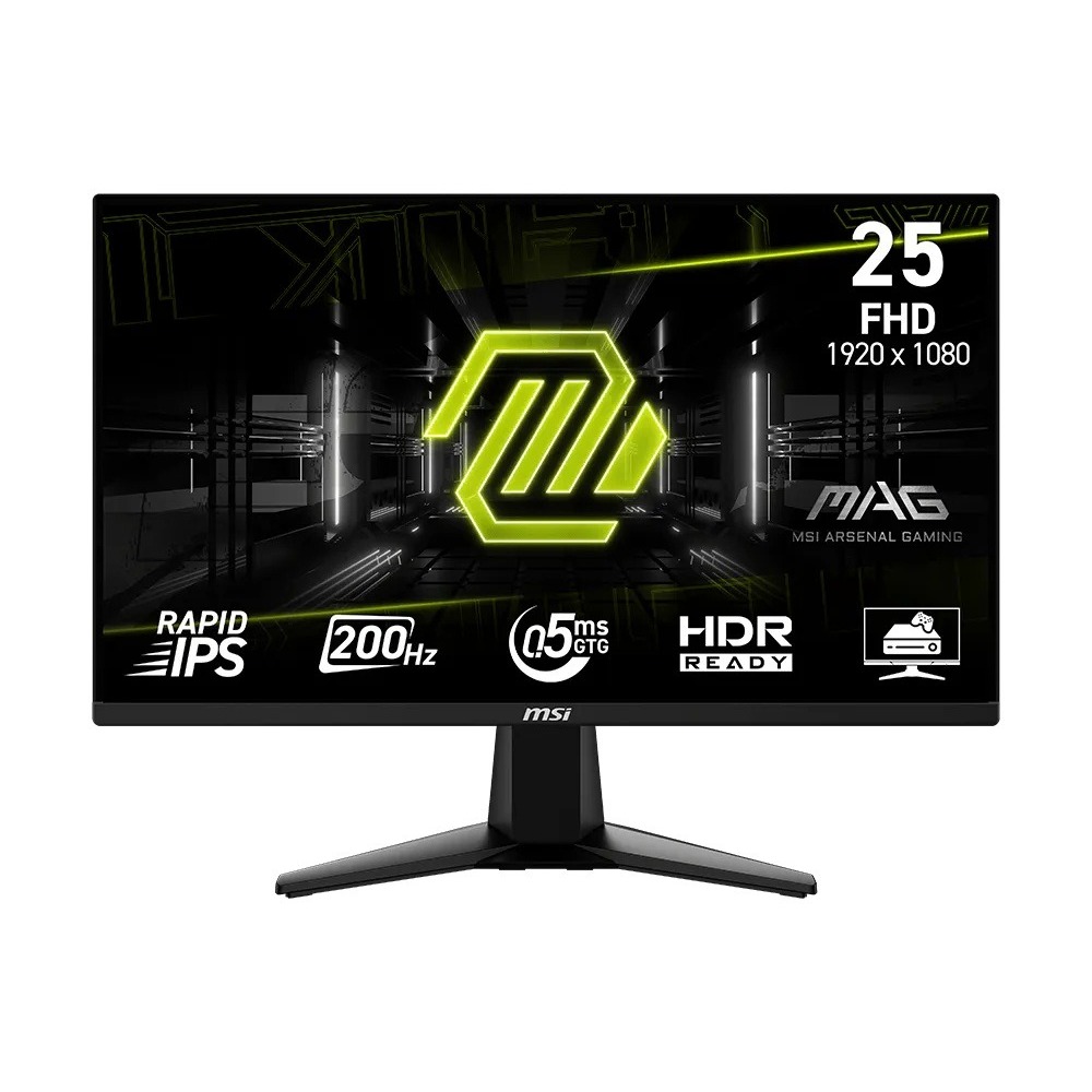 Monitor Gamer MSI MAG 255F E20, 24.5”, Full HD, 200Hz, 0.5ms – 9S6-3BC21M-046