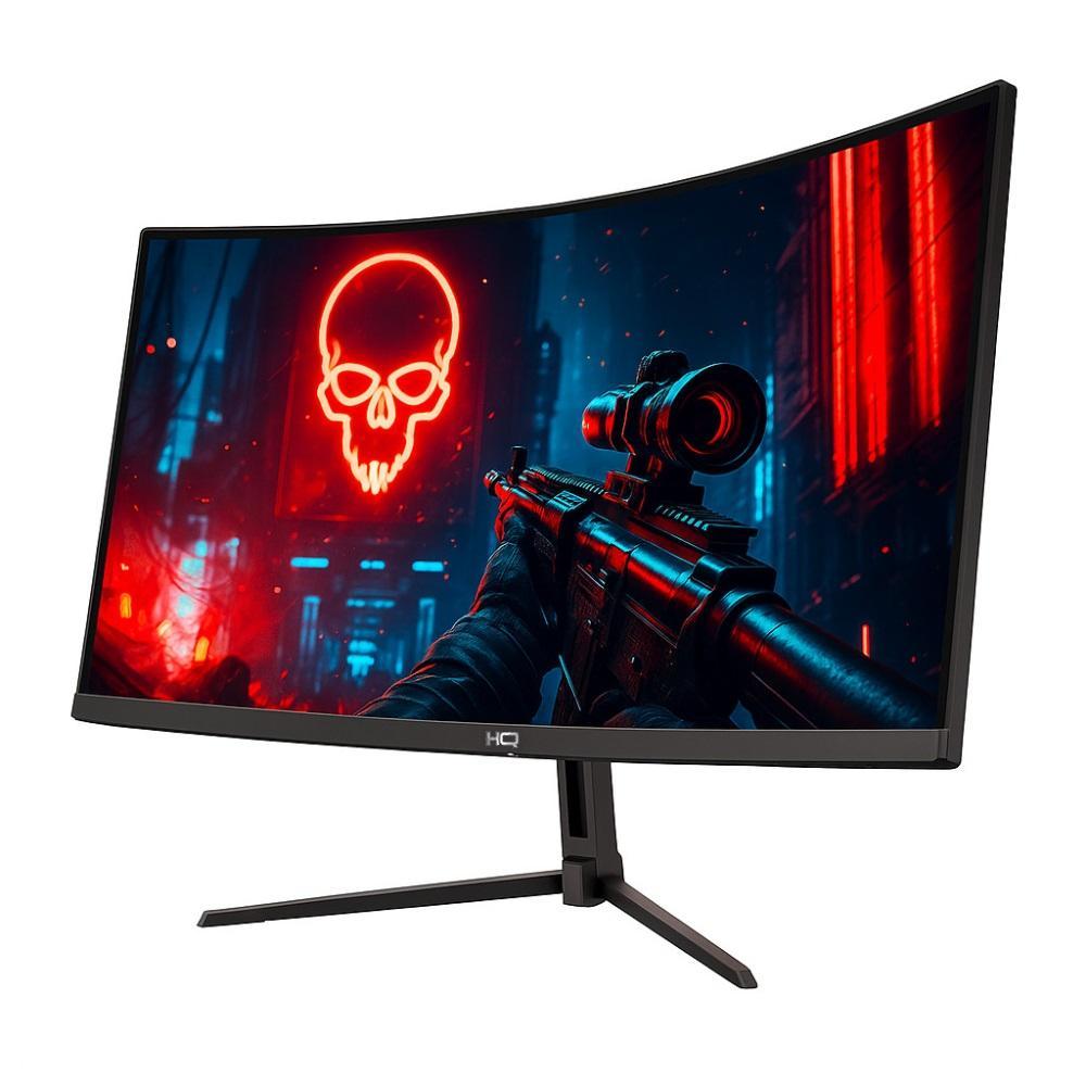 Monitor Gamer 27″ Curvo 1ms, 180Hz, AMD FreeSync, Full HD, HDMI, DP, Frameless HQ Premium HQ27C18