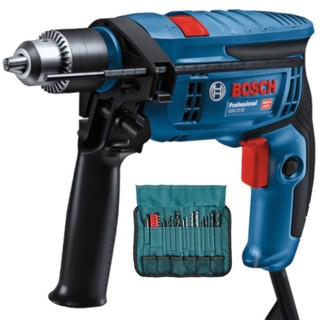 Furadeira de impacto 1/2″ 750 watts com kit de 23 acessórios – GSB 13 RE Bosch