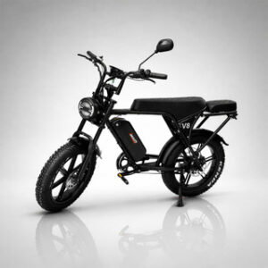 Bicicleta Elétrica Bikelete V8 1000w 48v Preto 50km/h Lítio Com seguro