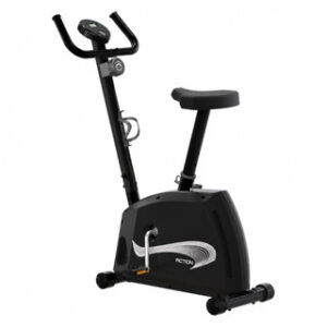 Bicicleta Ergométrica Vertical Athletic Action Magnética 8 Níveis 140kg Suportados Silenciosa e Compacta Compacta e Leve
